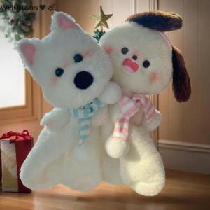 💙🌠🌠 กระเป๋าใส่ดินสอกำมะหยี่การ์ตูนน่ารักสไตล์ตะวันตกไฮแลนด์สำหรับสุนัขกระเป๋าตุ๊กตาสัตว์น่ารักอเนกประสงค์ความจุขนาดใหญ่