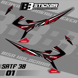 STRIPING VARIASI NEW SATRIA FU 150 BISA HOLOGRAM SATRIA FU FACELIFT SATF 38