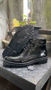 SEPATU PDH KERJA KULIT MENGKILAP SOLE RAJAWALI SEPATU CASUAL