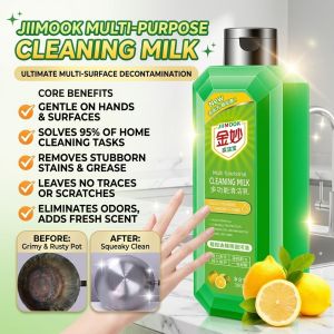 Jinmiao Multi Purpose Whole House Cleaner Stain And Oil Removal Cleaning Liquid Household Surface Cleaning Products Helps Clean Kitchen Bathroom Floor And Daily Mess