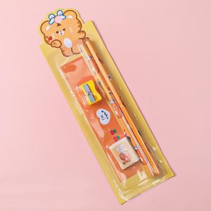 Harga Grosir - Alat Tulis Set Mini Stationary / Set Alat Tulis 5 in 1 Karakter / Mini Stationery