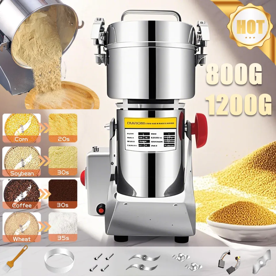 5000W 1200G Electric Food Processor Blender Heavy Duty Grinder