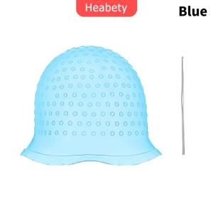 FUJIAS4 ชุดอุปกรณ์ย้อมผมทำจากซิลิโคนพร้อมตะขอเกี่ยวสีผมแบบมืออาชีพเครื่องมือย้อมฟรอสติ้งใช้ซ้ำได้สำหรับร้านเสริมสวย