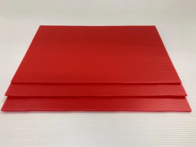 2 pieces of 1000mm X745mmX3mm thick Plastic Corrugated Board Plastic Corrugated Sheet PP Board PP Sheet Corr. Plastic.