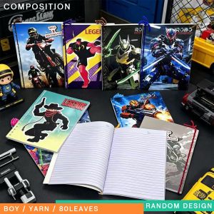 Spiral & Yarn Notebooks Random Mix Stylish Composition Notebooks Stationery for School Students