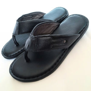 Dép Kẹp Nam Da Bò Cỡ Lớn (Size 44 45 46 47) Dép Nam Xỏ Ngón Big Size Da Thật Cao Cấp HKT Shop DN689