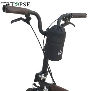 TWTOPSE Túi Xe Đạp Gấp Cờ Anh Cho Brompton 3SIXTY Birdy Fnhon SP8 Túi Xe Đạp Ghi Đông 1050D Chống Nước Phụ Kiện Túi Sau Yên Xe Đạp