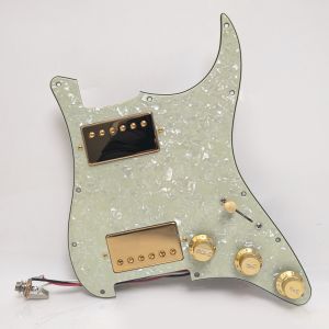 Prewired HH ST Pickguard Alnico 5 Humbucker Pickups with Coil Split 1V2T 5 Way Super Switch Guitar Accessories