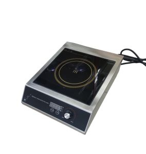 Heavy-Duty 3500W Stainless Steel Induction Cooker with Touch Control and Variable Heat Settings