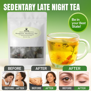 Chicory Gardenia Tea Improve Vitality Ginseng Polygonatum Mulberry Wolfberry Tea Body Treatment