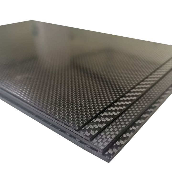 400mm X 200mm Real Carbon Fiber Plate Panel Sheets 0.5mm 1mm 1.5mm 2mm ...
