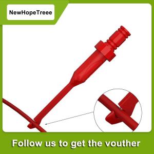 NewHopeTreee เครื่องมือทดสอบแบบเจาะรูแจ็ค4มม. เครื่องมือทดสอบคลิปหนีบเพื่อความปลอดภัยเครื่องมือตรวจจับวงจรรถไม่ทำลาย