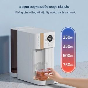 Bình thủy điện Máy lọc nước Jmey R8 Dung Tích 4L công nghệ màng lọc PCRC khử khuẩn tia UV an toàn cho gia đình