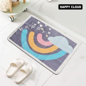 IDOHOUSE Keset Kamar Mandi Keset Pintu Bathroom Keset Lantai Anti Slip Karakter Motif Lucu D14A2