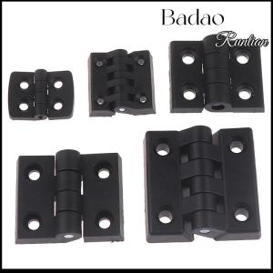 Badao 1PCS Small Hinges Black Mini Plastic Door Bearing Butt Cabinet ABS Hinge