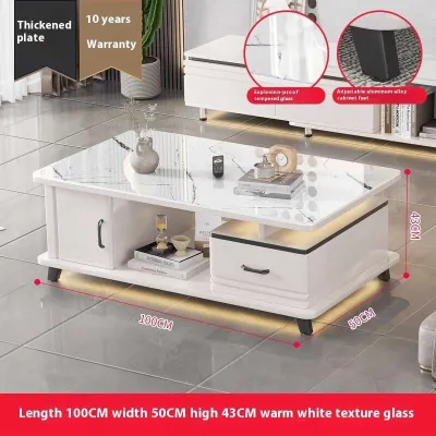 Light Luxury Coffee Table Modern Tea Table Simplicity Living Room Table Combination Table