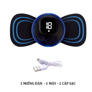 T9 máy mát xa cổ vai gáy bằng xung điện miếng dán massa EMS giảm đau thư giãn cơ. Bảo hành 6 tháng