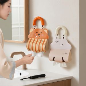 Cute Cartoon Hanging Tissue Box Wall-mounted Household Tissue Box