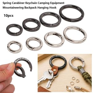 ADREE 4pcs Hợp kẽm Khóa móc dạng càng cua 25/28/35/41mm Đen Bạc Móc chìa khóa Khóa tròn