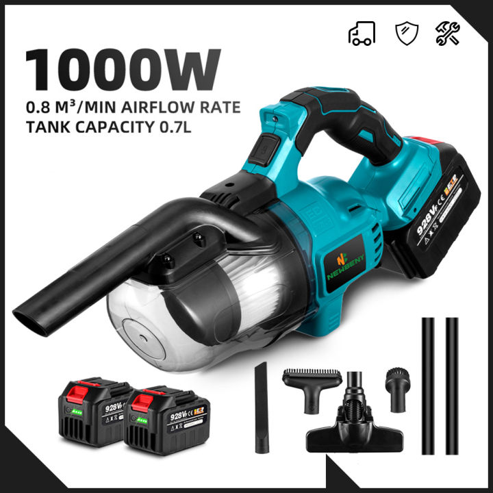 มาถึงใน 3 วัน🚚เครื่องดูดฝุ่นไฟฟ้าทรงพลังพิเศษสำหรับ Makita 18V BL1860B BL1840B เครื่องดูดฝุ่นไฟฟ้าแบบพกพาไร้สายประสิทธิภาพสูง 1,000 วัตต์ ชาร์จไฟได้ สำหรับเครื่องมือทำความสะอาดกลางแจ้งและในครัวเรือน