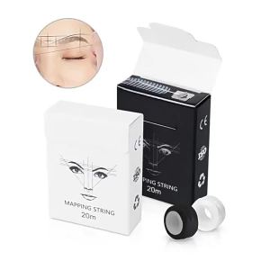 Mapping string 20 Brown eyebrow positioning line Ink-containing positioning mapping line Tattoo Ruler