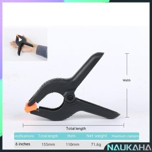 NAU.K Nylon Spring Clamp Wood working Backdrop Clip / Holder 3" 4" 6"
