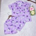 Bộ Đồ Ngủ Pizama Nữ -Pizama Ngắn - Pizama Lụa -  Bộ Đồ Ngủ Nữ - Đồ Bộ Pijama- Đồ Bộ Nữ - Đồ Bộ Nữ Mặc Nhà Pijama Tay Ngắn Quần Ngắn Kate Thái Phi Bóng Hoạt Hình Cute Dễ Thương size 35-60kg. 