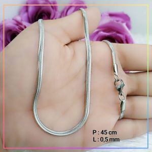 Nice Jewelry Kalung titanium/stainless steel kalung dewasa anti karat C147