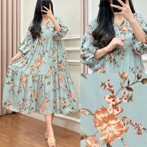 LAVANYA SET BERGO VIRAL GAMIS SET HIJAB TERLARIS DRESS RAYON PREMIUM