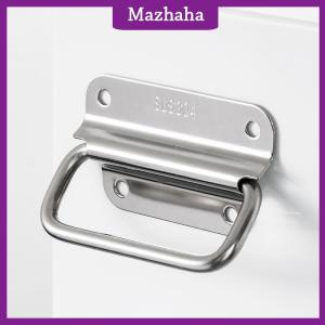 Mazhaha Cabinet Flight Case Solid Furniture Hardware Folding Handle For Tool Box Stainless Steel Drawer Wardrobe Easy Install