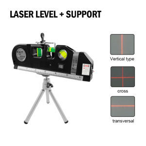 4 IN 1 FIXTA LEVEL PRO 3 Laser Level Multifunctional Measurement Tools Tape Measure 8Ft Laser Spirit Level Adon Tripod