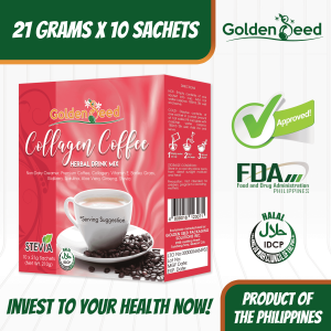 Golden Seed Coffee Collagen Coffee Herbal Drink Mix
