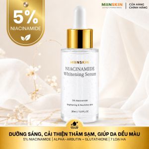 Tinh Chất Serum Dưỡng Trắng Da Niacinamide MIINSKIN Giúp Mờ Thâm Làm Sáng Đều Màu Da 30ml- MIINSKIN VietNam