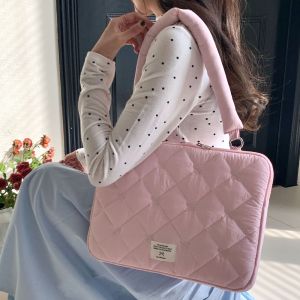 MUSASI 11/13/15.6 Inch Laptop Shoulder Bag Bowknot Large Capacity Tablet Sleeve Case  Multifunctional Laptop Handbag