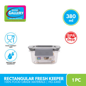 Home Gallery Rectangular Fresh Keeper 380ml/880ml/1250ml/2600ml/3000ml/4000ml/1650ml | Shock resistant | Food contact safe | BPA Free