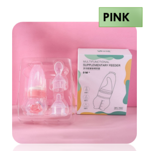 Botol Dot Susu Bayi Perlengkapan mpasi 3in1 Baby Anti Sedak Multifungsi Bahan Silikon Food Grade Neck Soft Touch