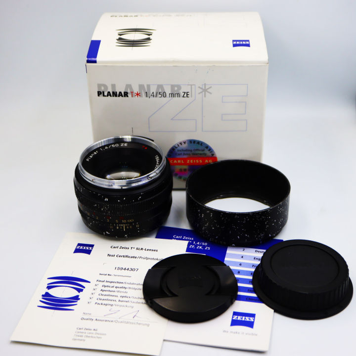 Carl Zeiss Planar T* 50mm f/1.4 ZE Lens for Canon EF in Box, for 