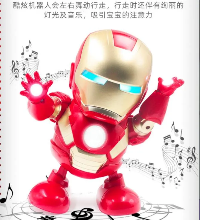 Dance Hero toy for kids, Dancing Robot with light and music, Iron