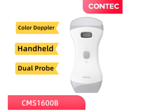 CMS1600B Wifi Wireless Color Ultrasound Doppler Double Head Probe Convex Linear Phased Array Probe support iOS Android Windows CMS1600B
