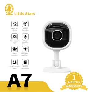 【COD】A3 Home Security Wi-Fi Camera CCTV Connect To Cellphone 1080P IP PTZ Control 3D Panoramic HD WiFi Night Vision Baby Monitor CCTV Security Ip Camera Voice 2 Way Audio Indoor CCTV Install Automatically Overwrite Can Insert SD Card