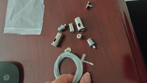 4 miếng đèn đa năng treo dây đặt phụ kiện di động cho gia đình và văn phòng sử dụng cáp thép có thể điều chỉnh