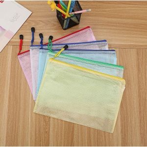 A4 Honeycomb Zipper Envelope – Waterproof & Multi-Use Document Organizer 10pcs or 20pcs
