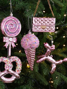 Glittering Holiday Tree Hanging Decoration Shatterproof Plastic Christmas Baubles Ornament For Indoor and Outdoor