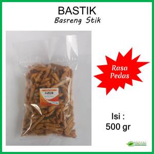 Camilan Cemilan Snack Basreng Stik  Pedas Kemasan 500 Gram