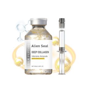 Silk Peptide Intensive Lifting Ampoule Moisturizes firms and lifts Korean facial essence smooths wrinkles improves elasticity Christmas gift for women 50ml/1 ampoule (1pcs 1)