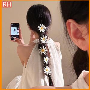 🔥🔥🔥ranghe กิ๊ปติดผมลายดอกเดซี่2ชิ้นกิ๊บติดผมหน้าม้าด้านข้างน่ารักดอกทานตะวันดอกเป็ดกิ๊บผู้หญิงเครื่องประดับผมสำหรับใช้ในชีวิตประจำวัน