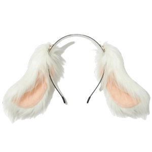 PYA94 Rabbit Cosplay Props Halloween Furry Plush Animal Tail Cosplay Accessories Cartoon Cute Dog Ears Tail Set Halloween Party