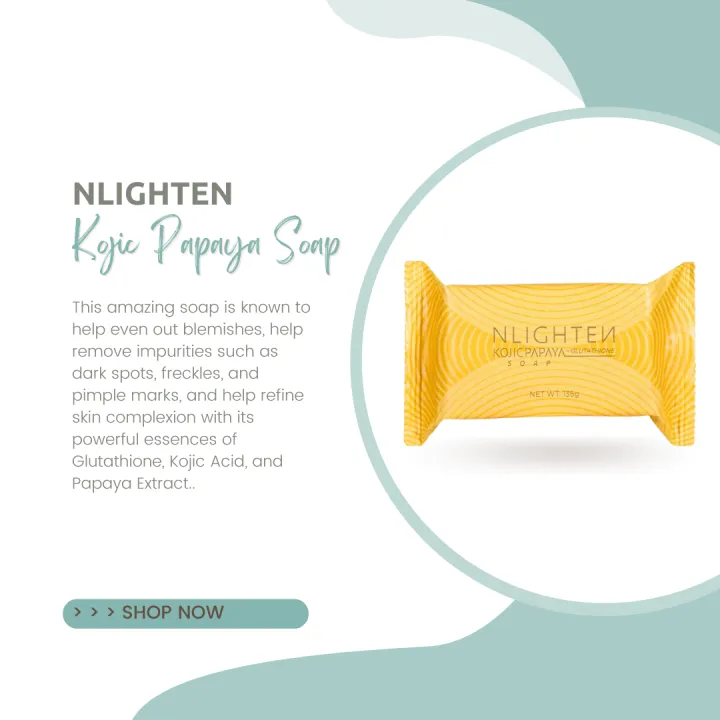 nlighten kojic papaya soap with glutathione review NLIGHTEN KOJIC PAPAYA WITH GLUTATHIONE SOAP – NWorld by Jane Roxas