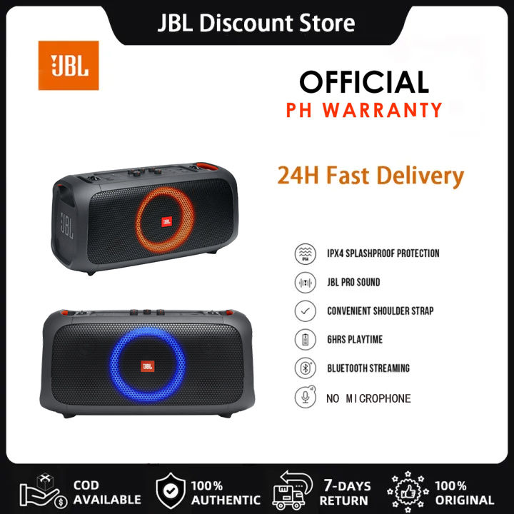 JBL PARTYBOX ON THE GO Portable Bluetooth Outdoor Audio Karaoke Singing