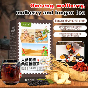 Teh Ginseng Anggur dan Goji untuk Menyegarkan Pikiran Teh Pengembalian Energi Setelah Begadang Formula Anti-Kelelahan Teh Herbal Alami Ginseng Anggur dan Goji